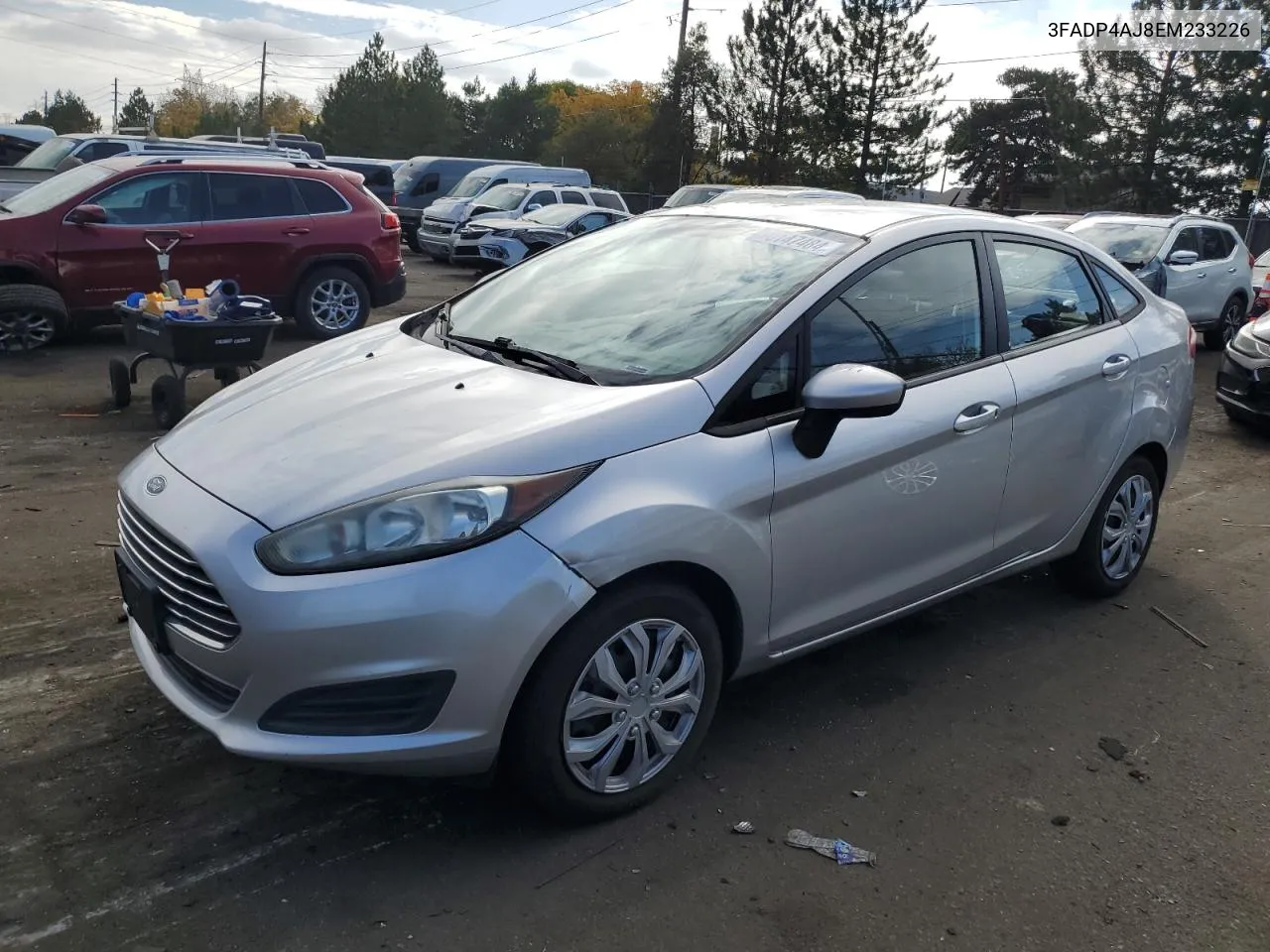 2014 Ford Fiesta S VIN: 3FADP4AJ8EM233226 Lot: 76147484