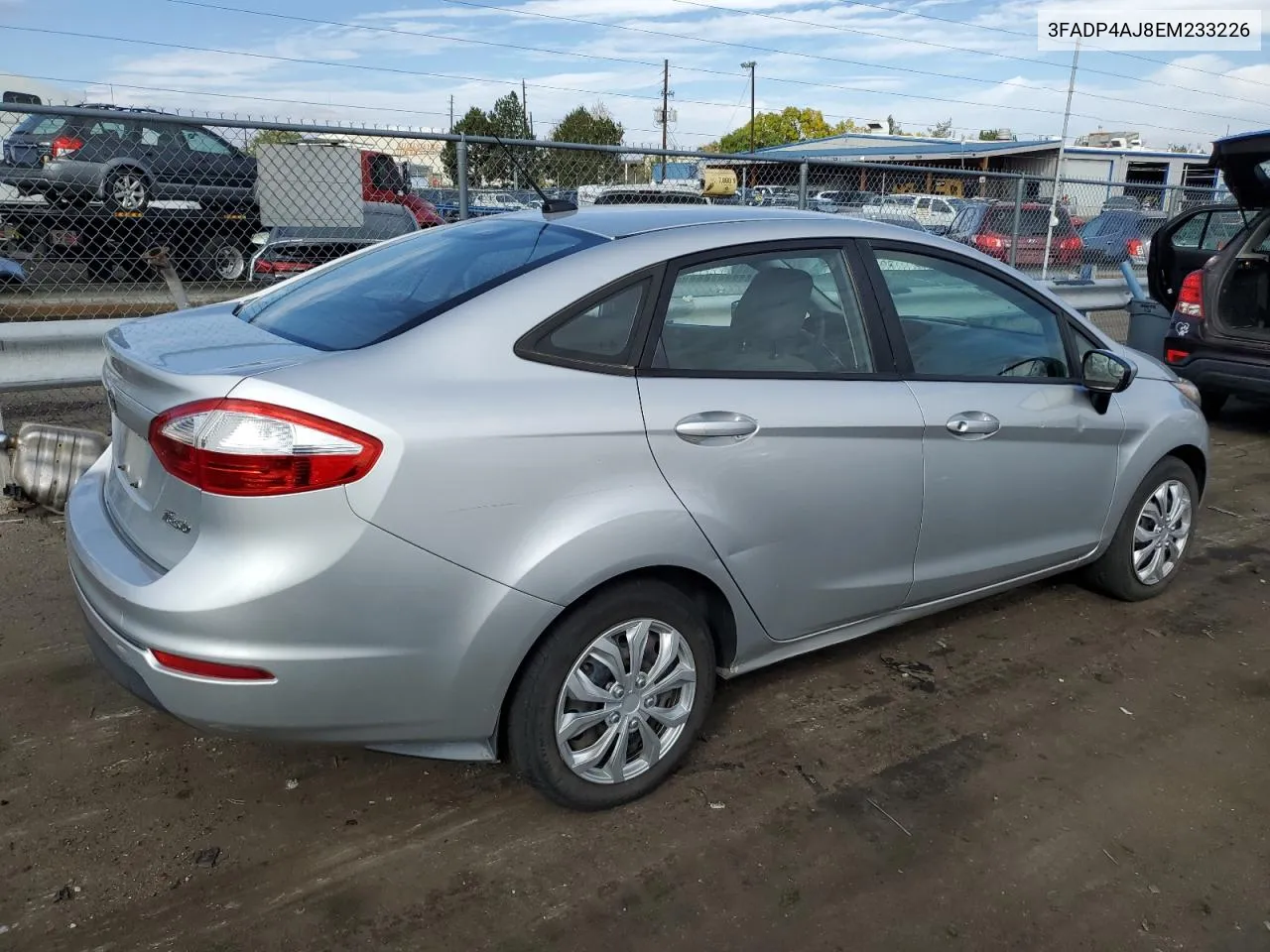 2014 Ford Fiesta S VIN: 3FADP4AJ8EM233226 Lot: 76147484