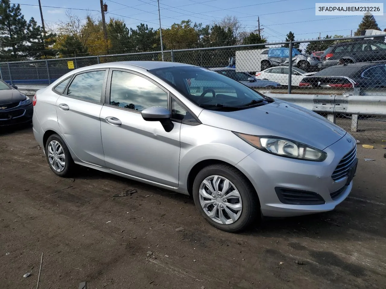 2014 Ford Fiesta S VIN: 3FADP4AJ8EM233226 Lot: 76147484