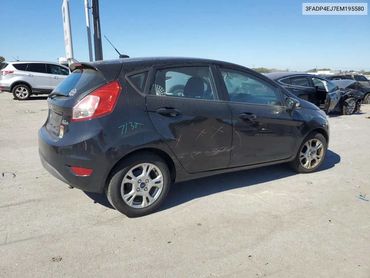 2014 Ford Fiesta Se VIN: 3FADP4EJ7EM195580 Lot: 76251514