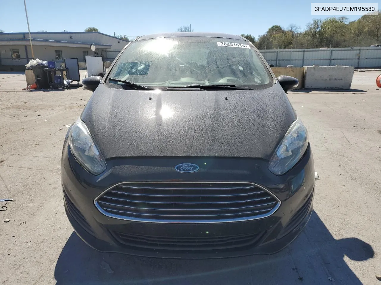 2014 Ford Fiesta Se VIN: 3FADP4EJ7EM195580 Lot: 76251514