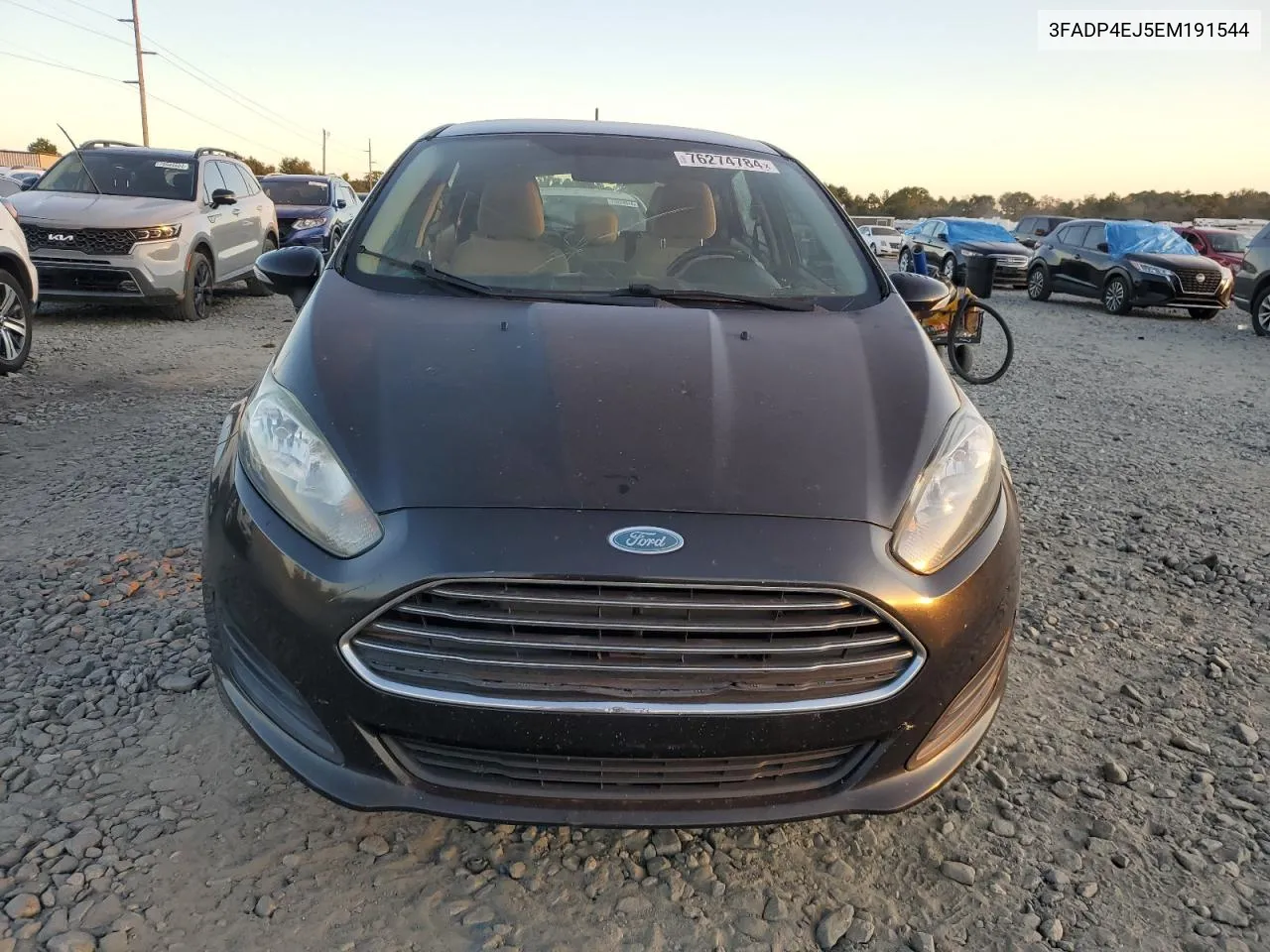 2014 Ford Fiesta Se VIN: 3FADP4EJ5EM191544 Lot: 76274784