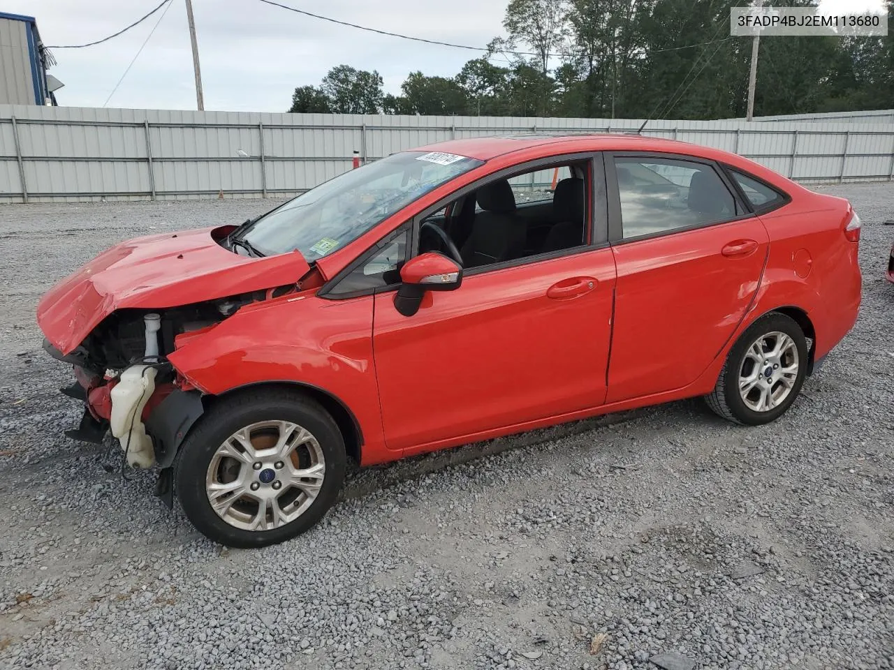 2014 Ford Fiesta Se VIN: 3FADP4BJ2EM113680 Lot: 76283174