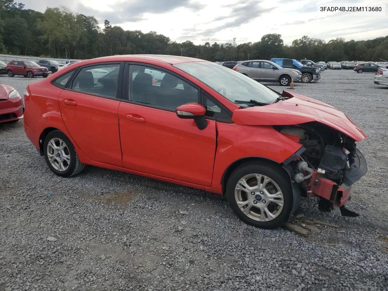 2014 Ford Fiesta Se VIN: 3FADP4BJ2EM113680 Lot: 76283174