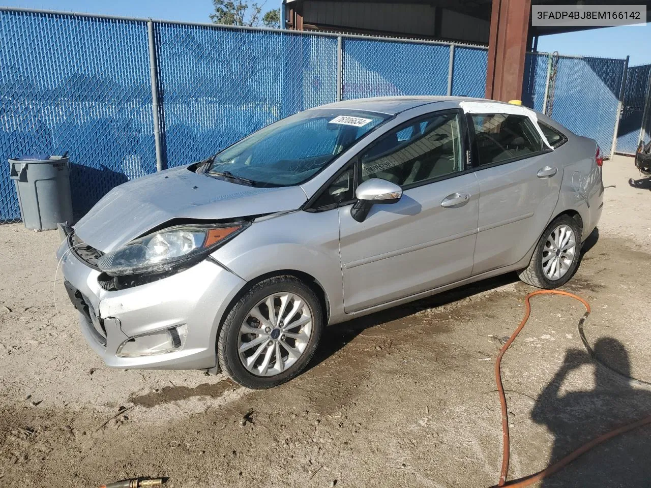 2014 Ford Fiesta Se VIN: 3FADP4BJ8EM166142 Lot: 76306634