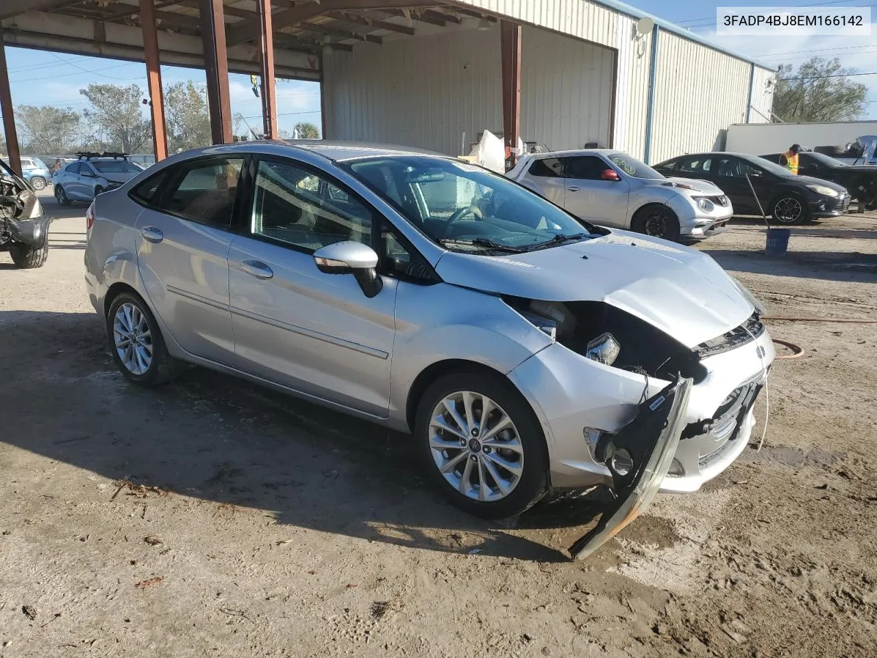 2014 Ford Fiesta Se VIN: 3FADP4BJ8EM166142 Lot: 76306634