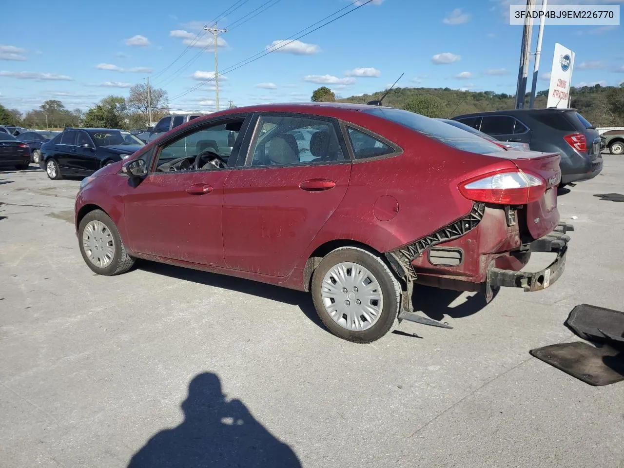 2014 Ford Fiesta Se VIN: 3FADP4BJ9EM226770 Lot: 76327424