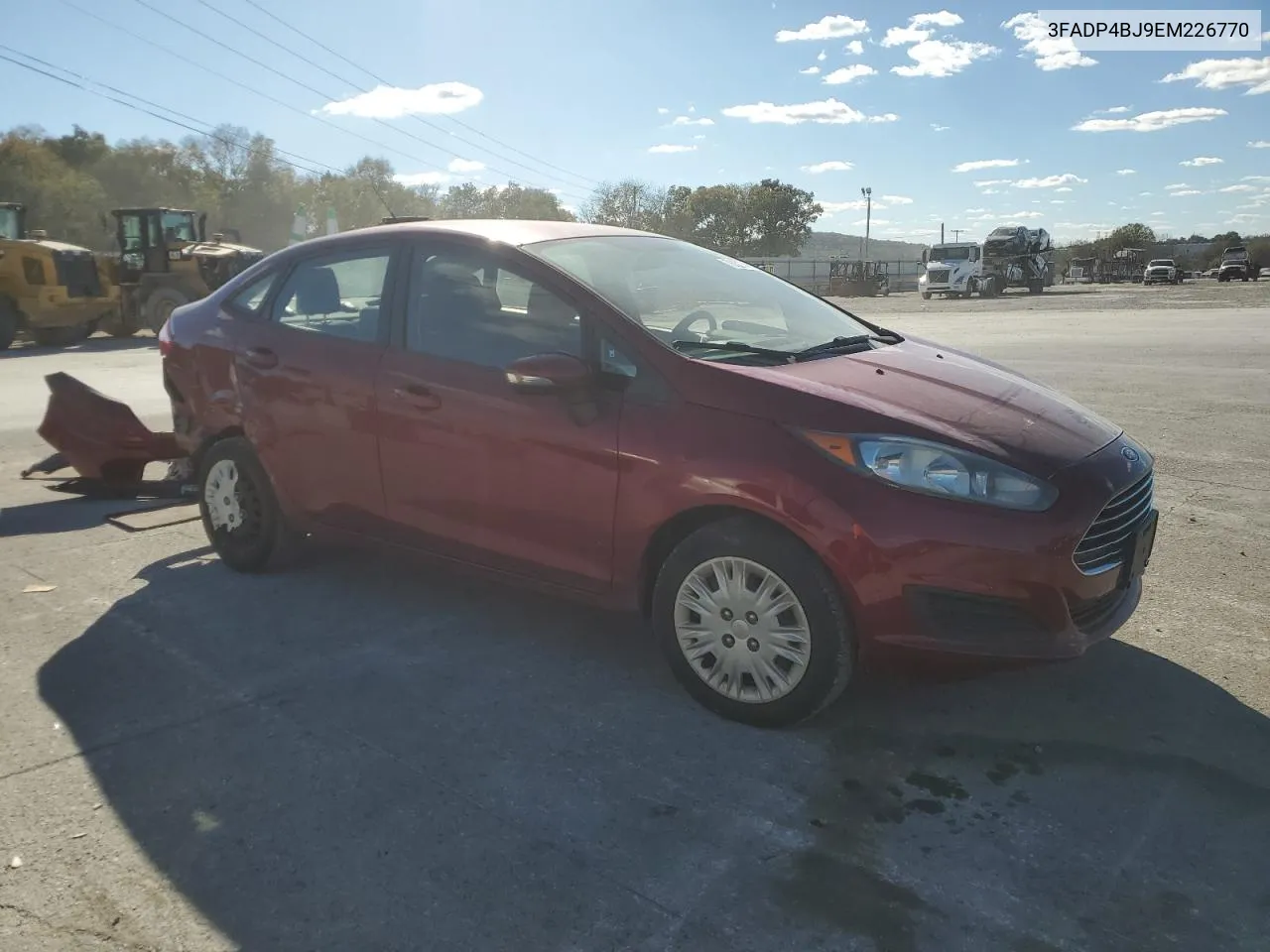 2014 Ford Fiesta Se VIN: 3FADP4BJ9EM226770 Lot: 76327424