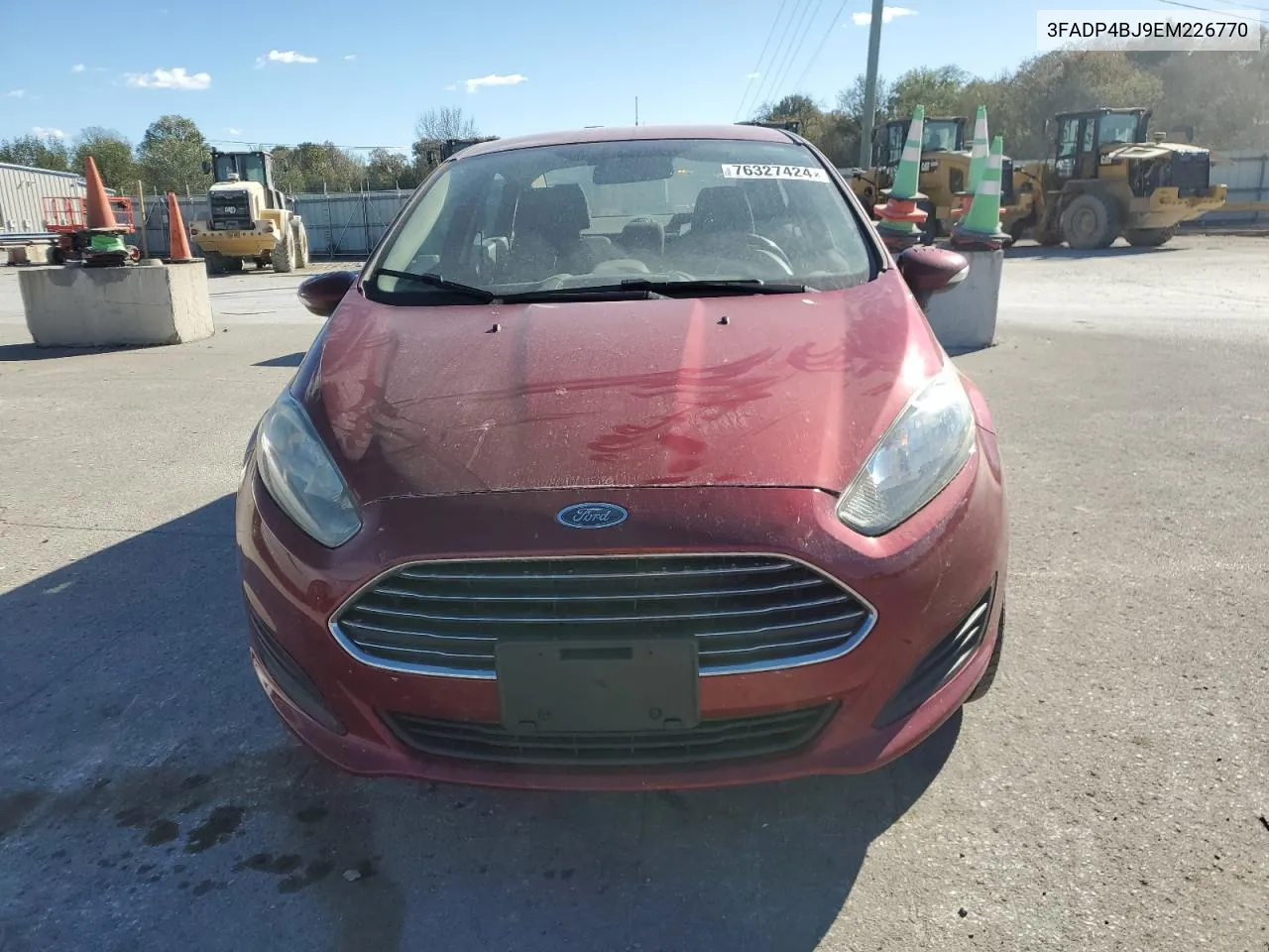 2014 Ford Fiesta Se VIN: 3FADP4BJ9EM226770 Lot: 76327424