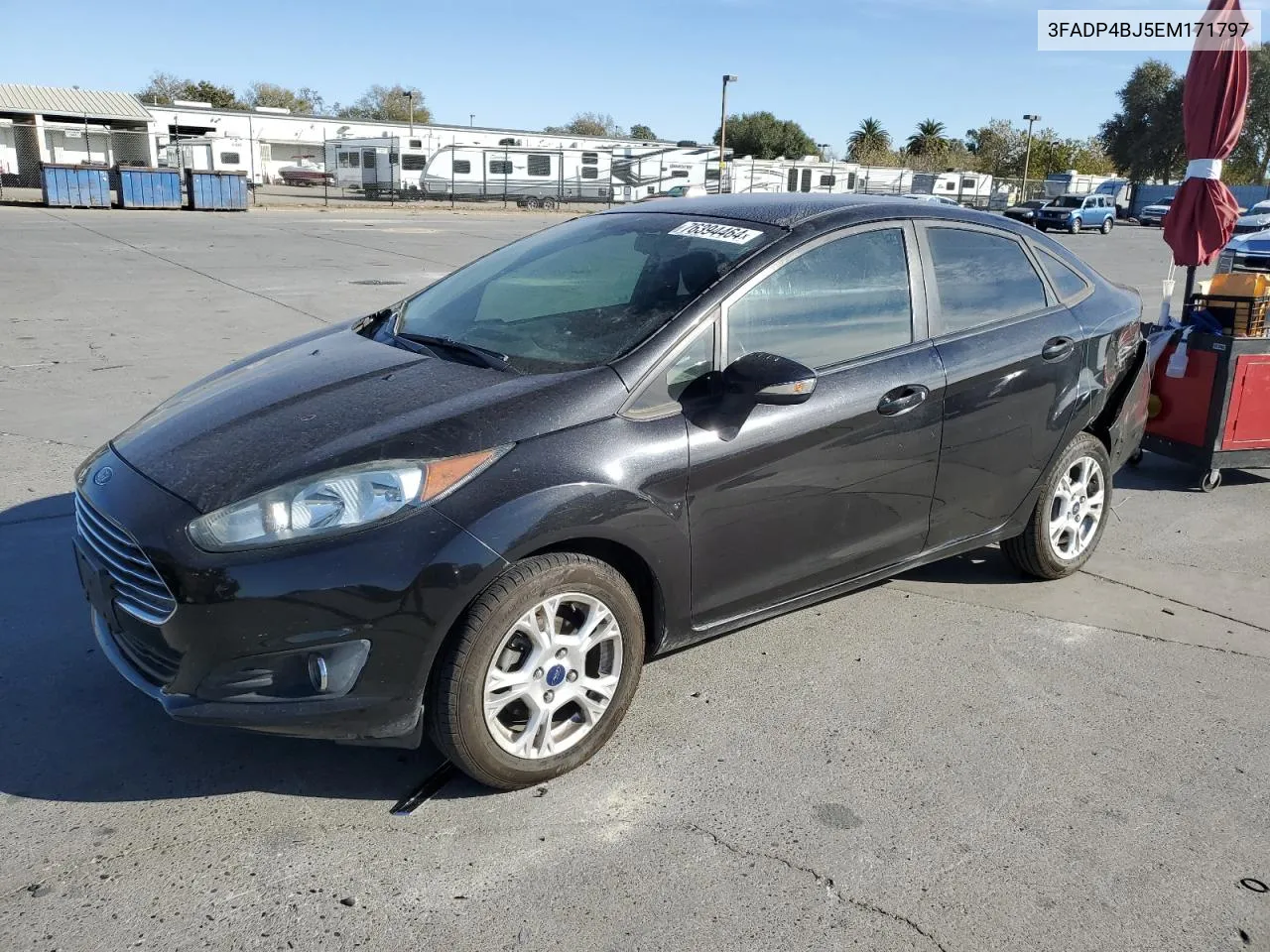 2014 Ford Fiesta Se VIN: 3FADP4BJ5EM171797 Lot: 76394464