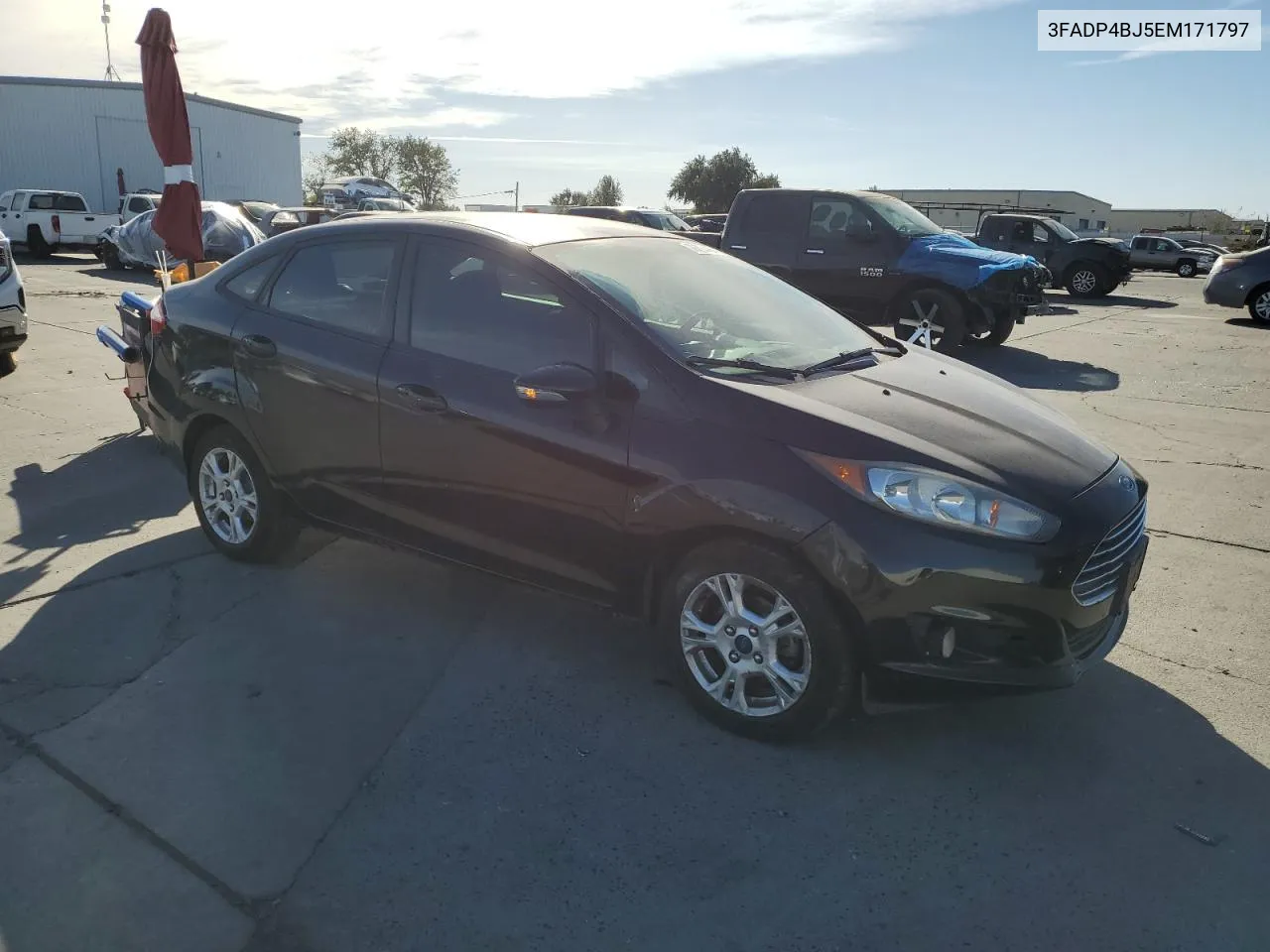 2014 Ford Fiesta Se VIN: 3FADP4BJ5EM171797 Lot: 76394464