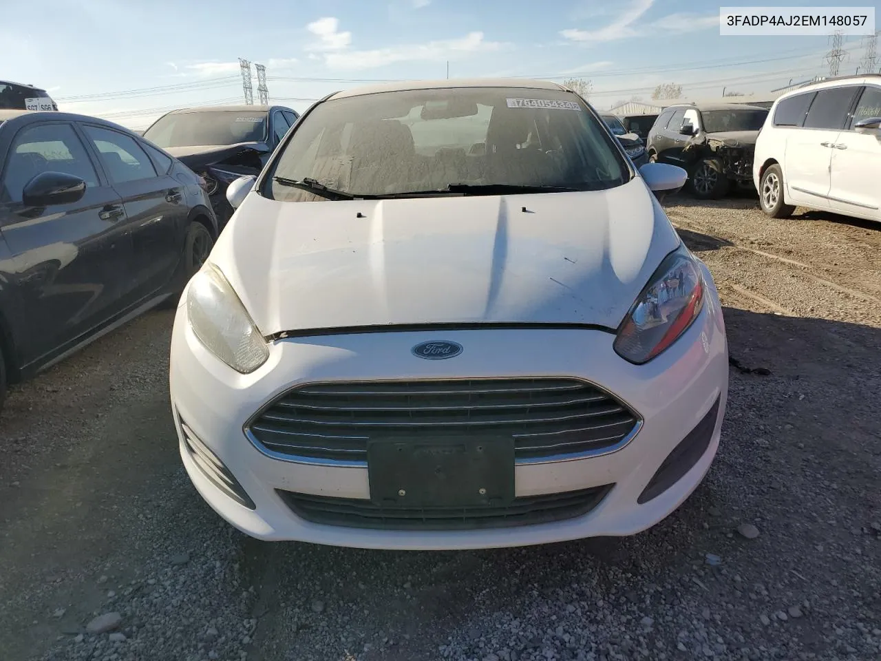 2014 Ford Fiesta S VIN: 3FADP4AJ2EM148057 Lot: 76405434