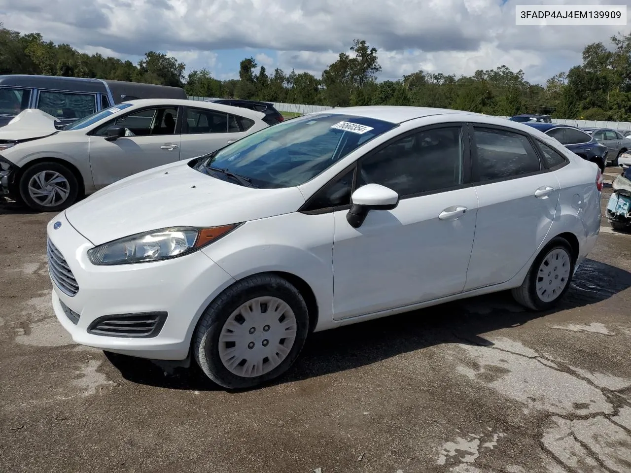 2014 Ford Fiesta S VIN: 3FADP4AJ4EM139909 Lot: 76560354