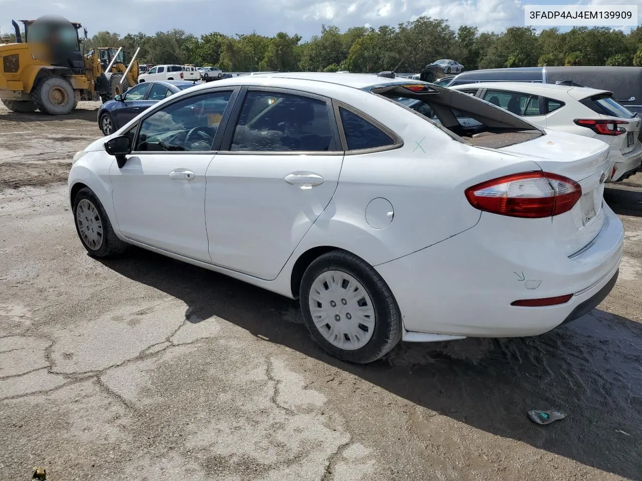 2014 Ford Fiesta S VIN: 3FADP4AJ4EM139909 Lot: 76560354