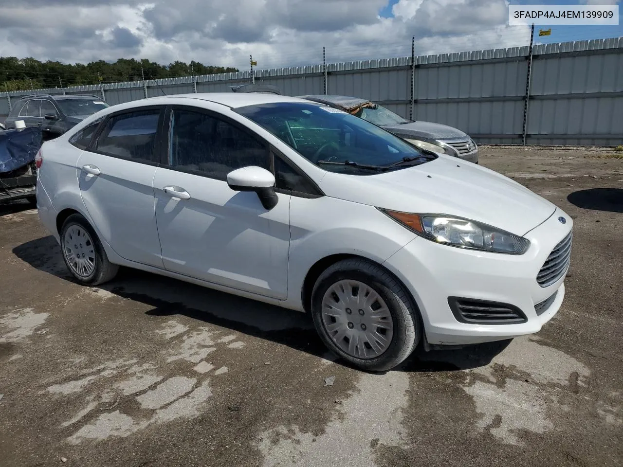 2014 Ford Fiesta S VIN: 3FADP4AJ4EM139909 Lot: 76560354