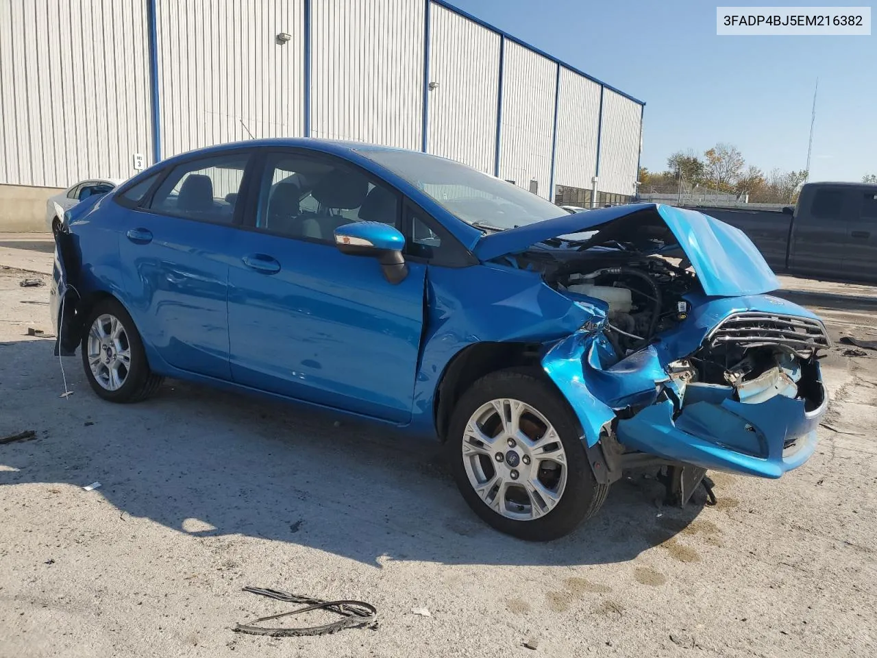 2014 Ford Fiesta Se VIN: 3FADP4BJ5EM216382 Lot: 76752174