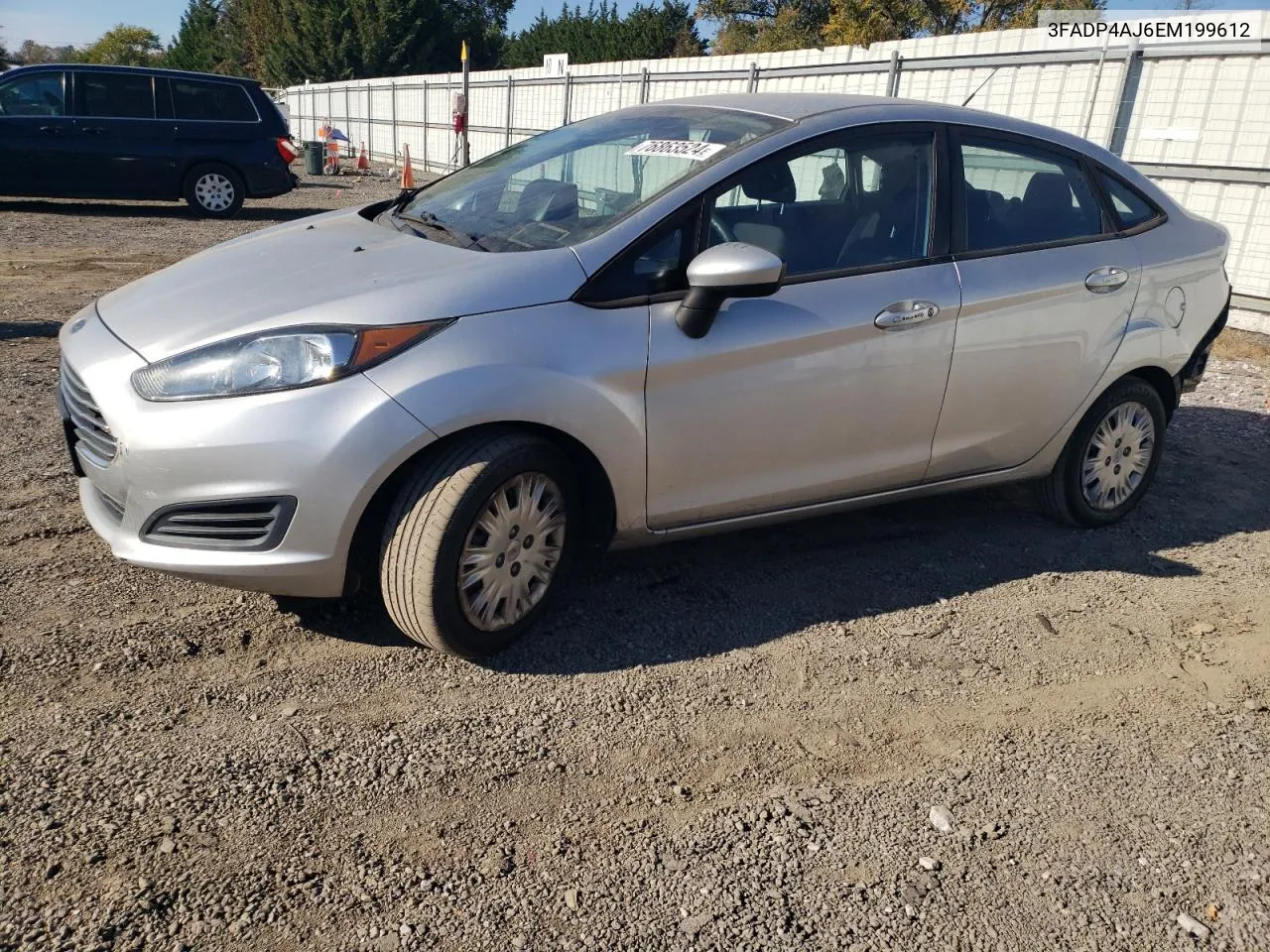 2014 Ford Fiesta S VIN: 3FADP4AJ6EM199612 Lot: 76863524