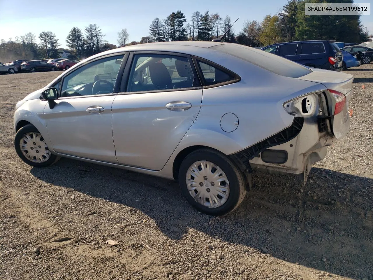 2014 Ford Fiesta S VIN: 3FADP4AJ6EM199612 Lot: 76863524