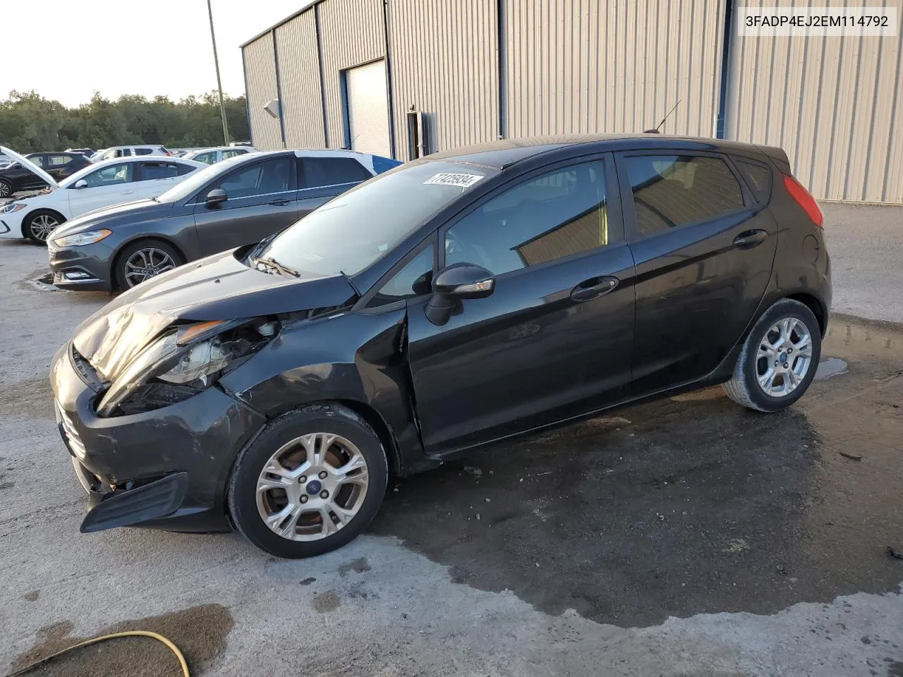 2014 Ford Fiesta Se VIN: 3FADP4EJ2EM114792 Lot: 77425934