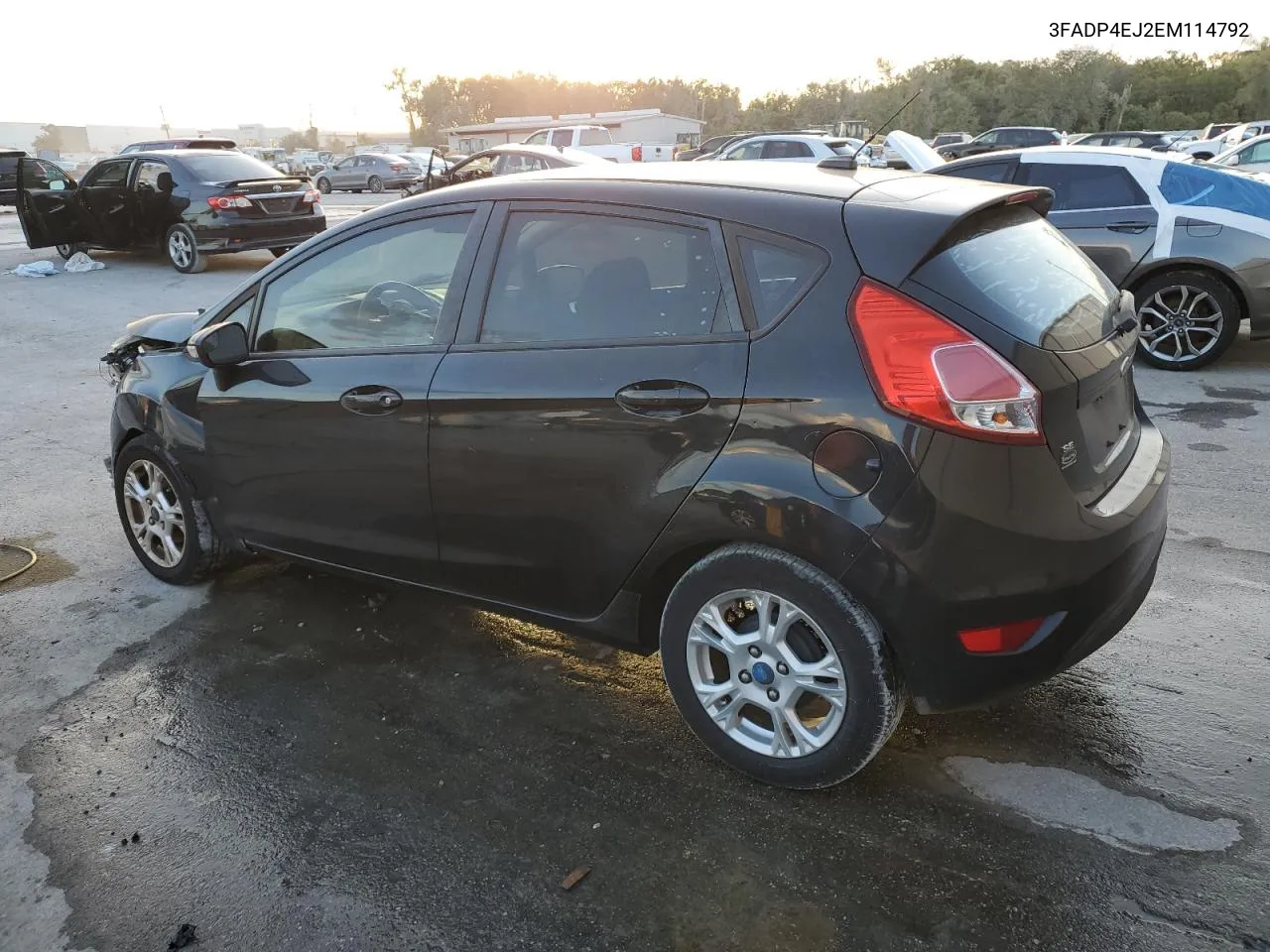 2014 Ford Fiesta Se VIN: 3FADP4EJ2EM114792 Lot: 77425934