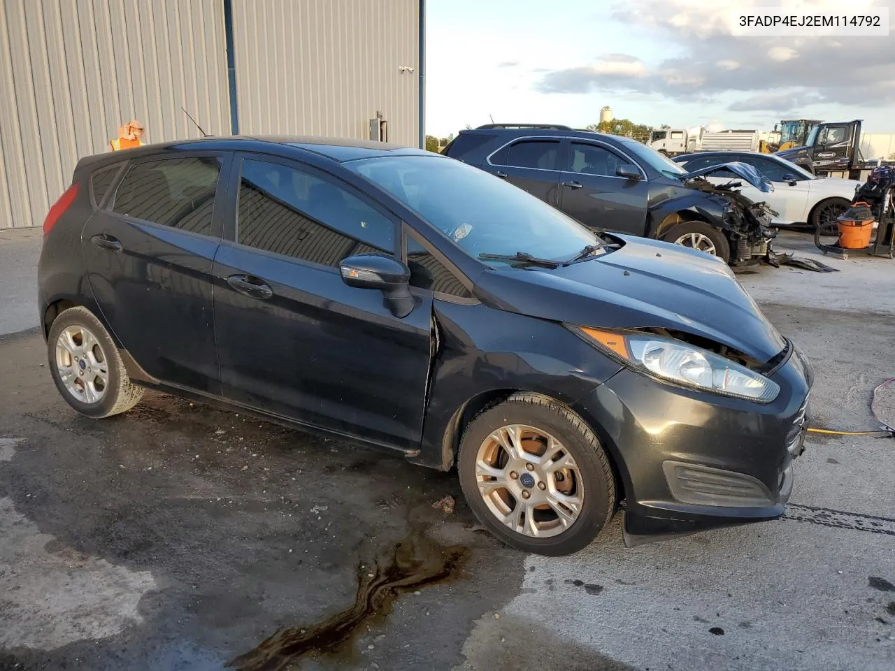 2014 Ford Fiesta Se VIN: 3FADP4EJ2EM114792 Lot: 77425934