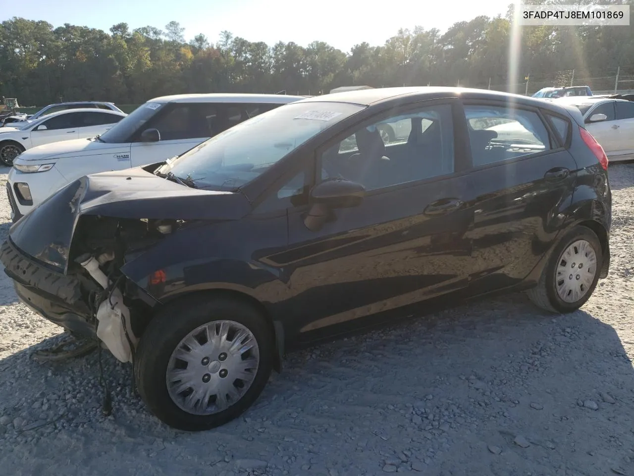 2014 Ford Fiesta S VIN: 3FADP4TJ8EM101869 Lot: 77914894