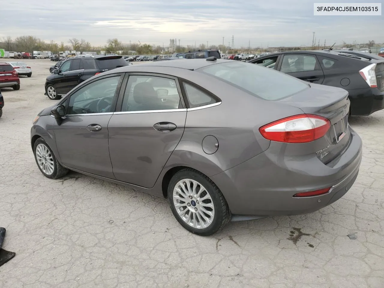 2014 Ford Fiesta Titanium VIN: 3FADP4CJ5EM103515 Lot: 78082694