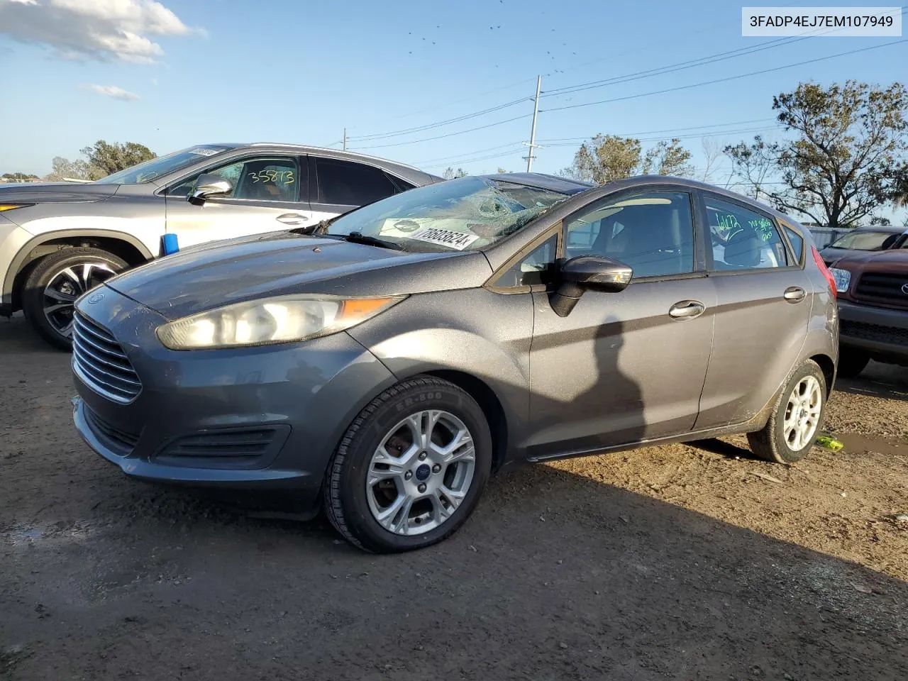 2014 Ford Fiesta Se VIN: 3FADP4EJ7EM107949 Lot: 78603624