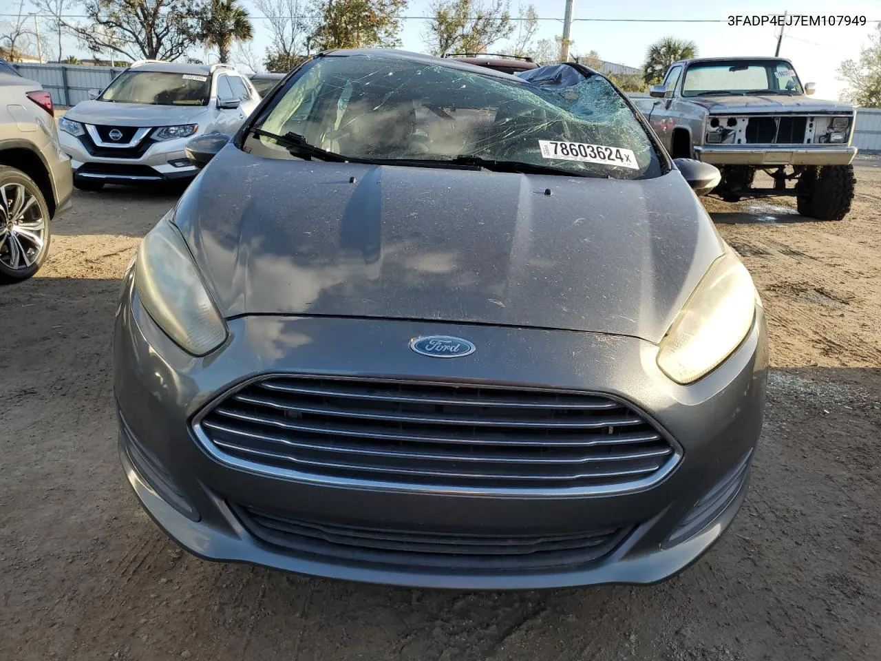 2014 Ford Fiesta Se VIN: 3FADP4EJ7EM107949 Lot: 78603624