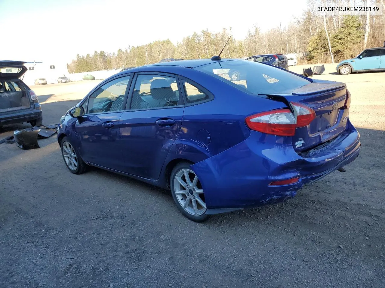 2014 Ford Fiesta Se VIN: 3FADP4BJXEM238149 Lot: 79633694