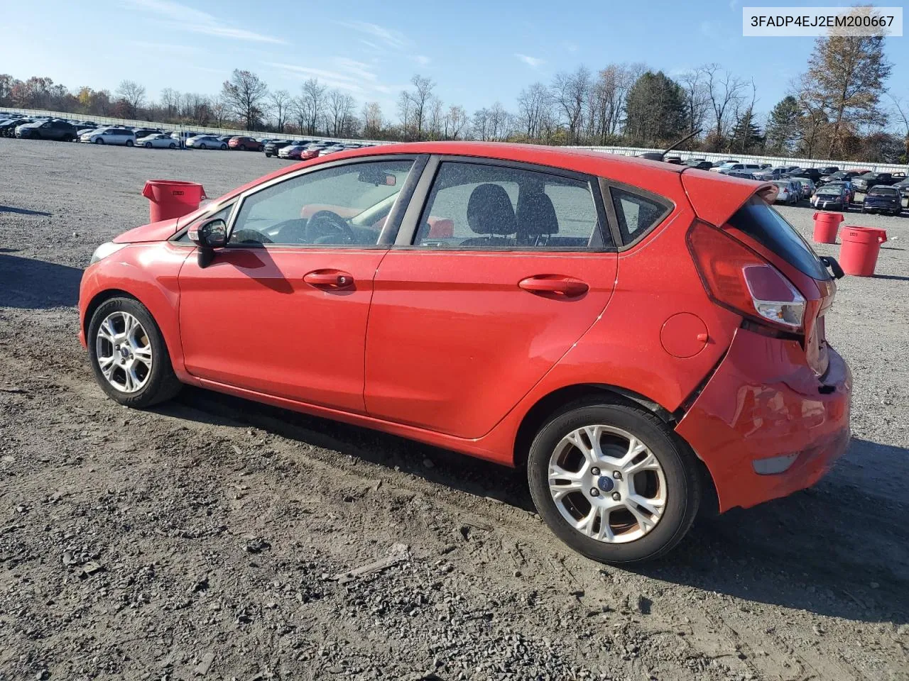 2014 Ford Fiesta Se VIN: 3FADP4EJ2EM200667 Lot: 79799304