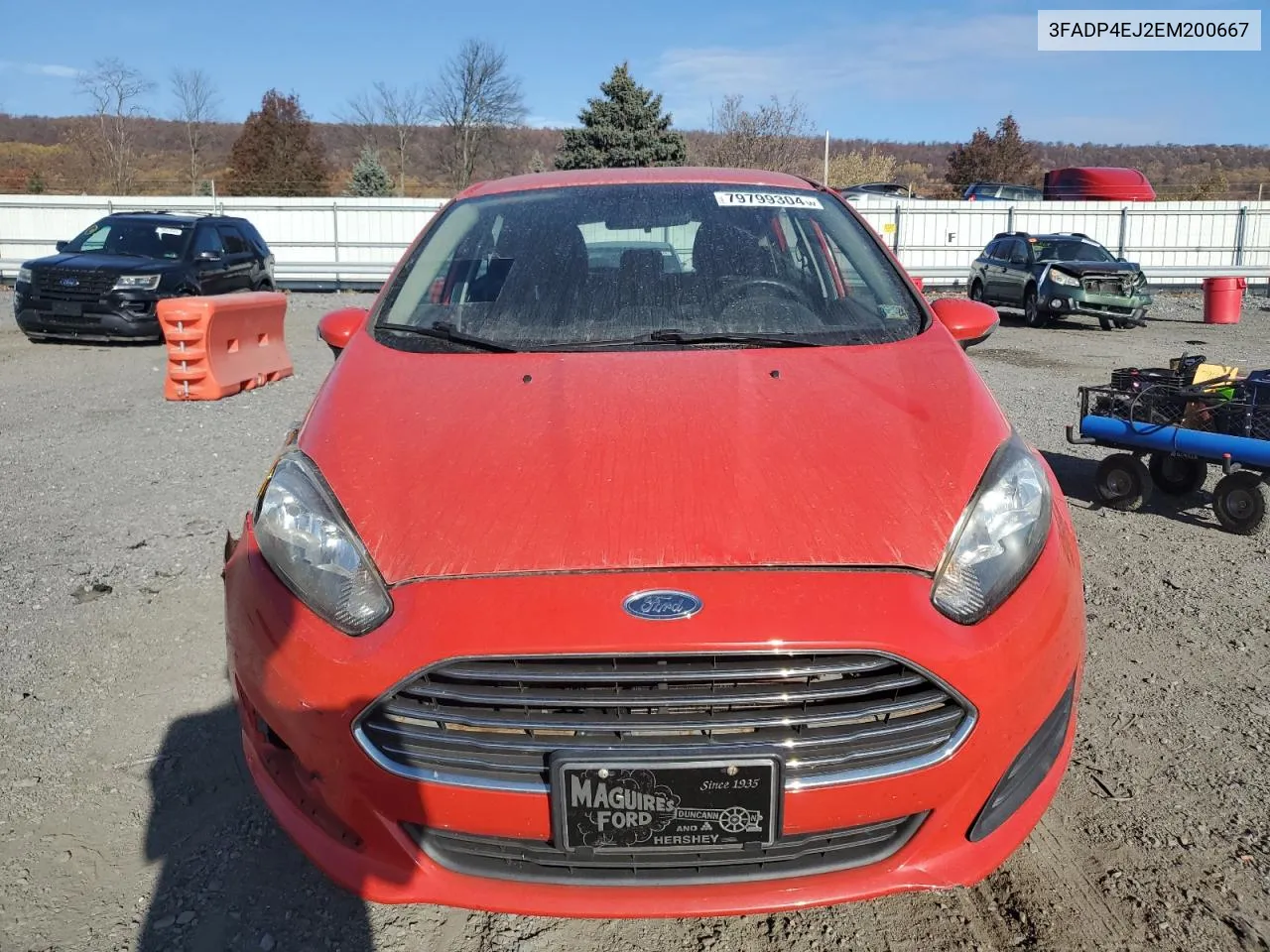 2014 Ford Fiesta Se VIN: 3FADP4EJ2EM200667 Lot: 79799304