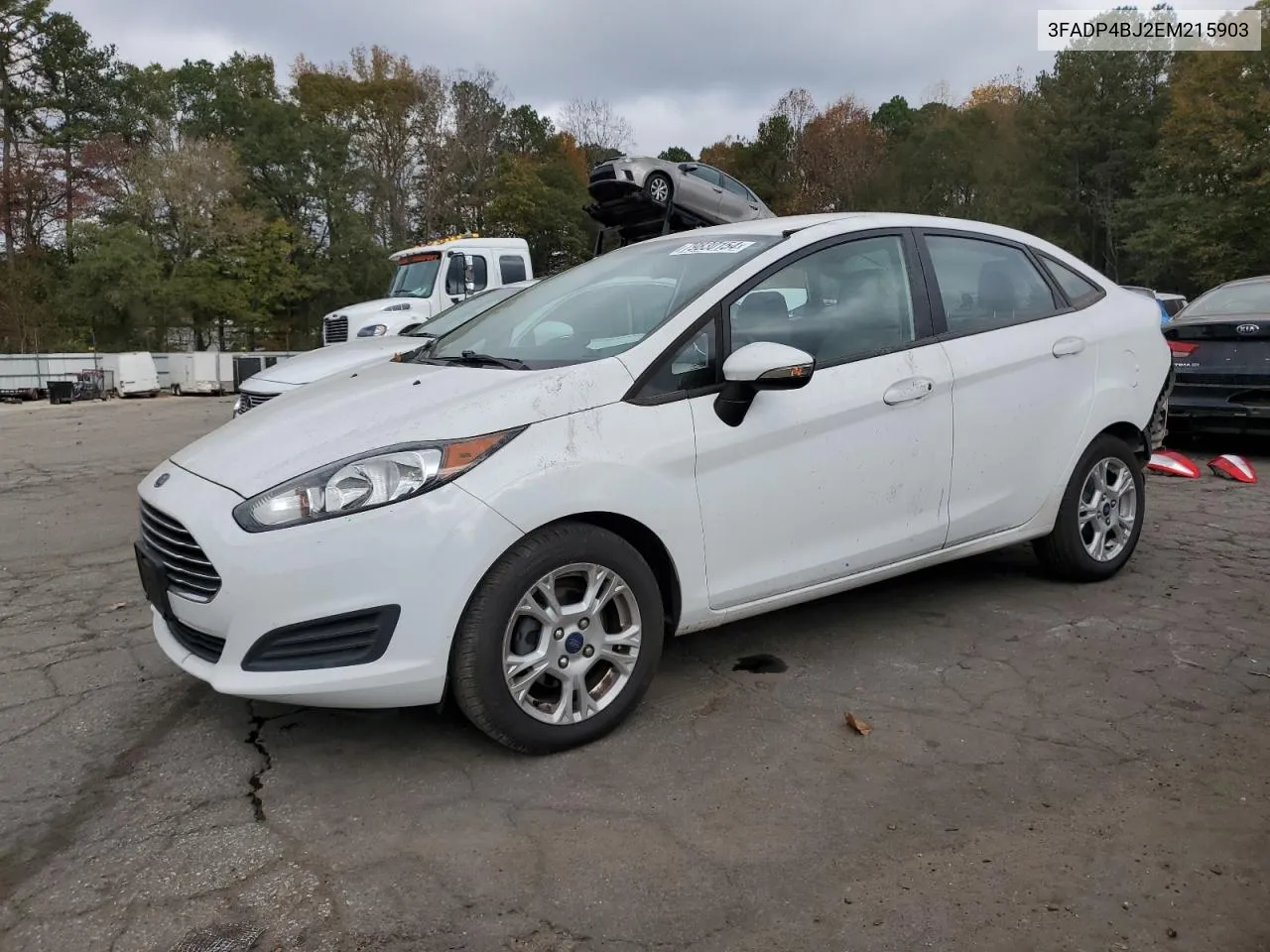 2014 Ford Fiesta Se VIN: 3FADP4BJ2EM215903 Lot: 79830154