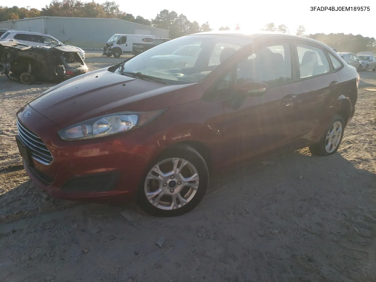 2014 Ford Fiesta Se VIN: 3FADP4BJ0EM189575 Lot: 80007234