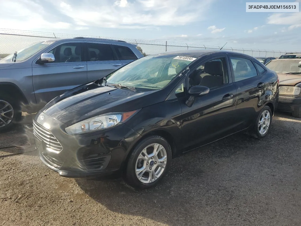 2014 Ford Fiesta Se VIN: 3FADP4BJ0EM156513 Lot: 80875514