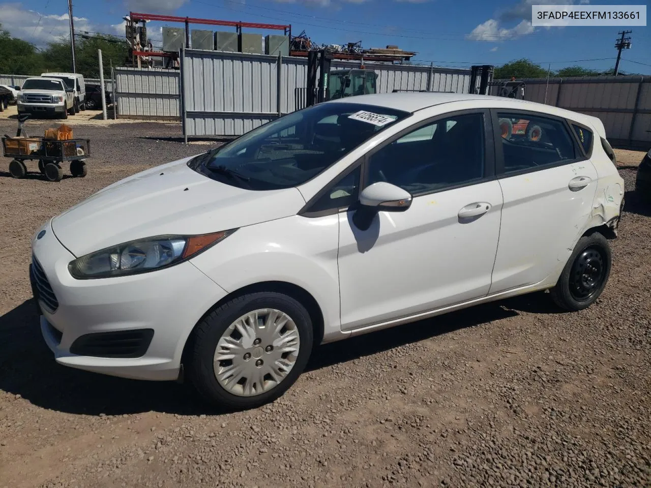 2015 Ford Fiesta Se VIN: 3FADP4EEXFM133661 Lot: 41256574