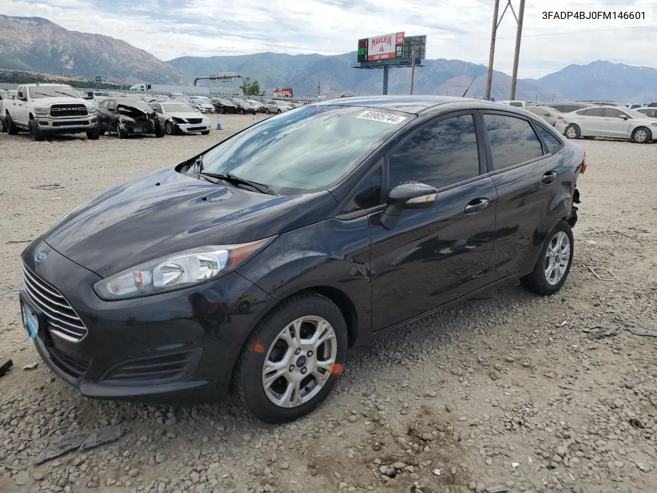 2015 Ford Fiesta Se VIN: 3FADP4BJ0FM146601 Lot: 60905744