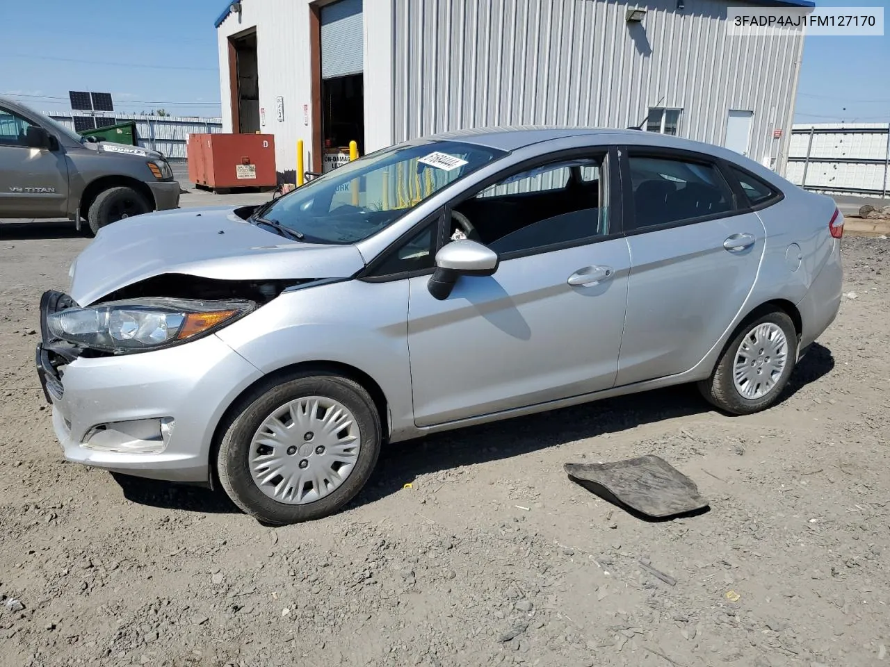 2015 Ford Fiesta S VIN: 3FADP4AJ1FM127170 Lot: 61684444