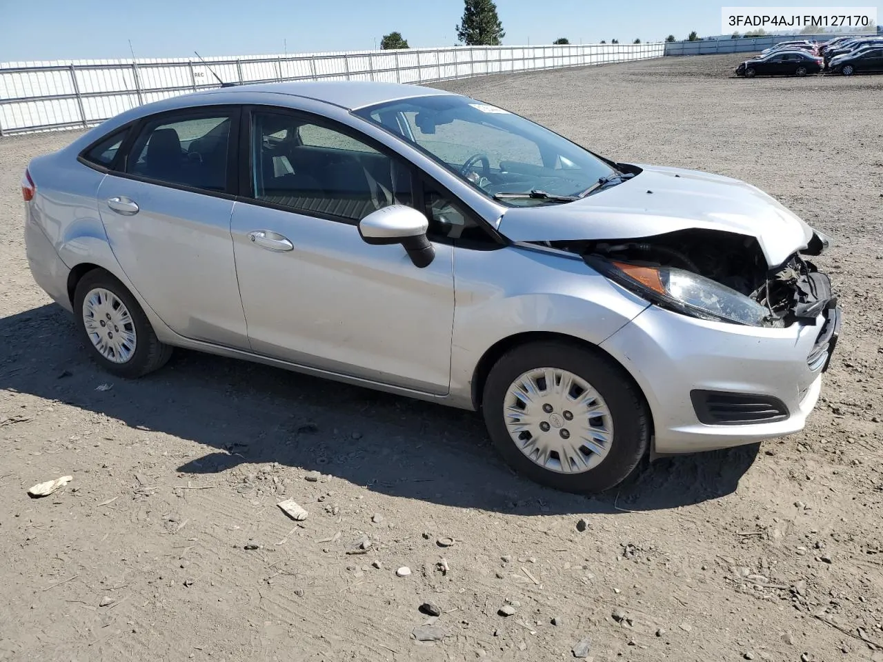 2015 Ford Fiesta S VIN: 3FADP4AJ1FM127170 Lot: 61684444