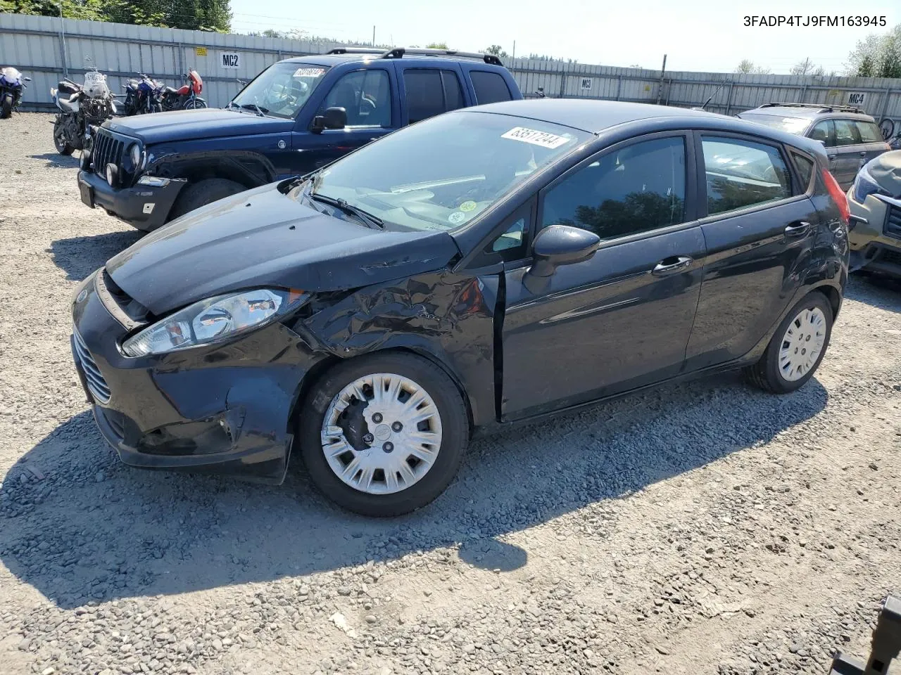 2015 Ford Fiesta S VIN: 3FADP4TJ9FM163945 Lot: 63517244