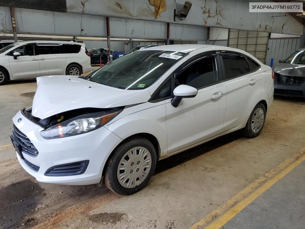 2015 Ford Fiesta S VIN: 3FADP4AJ7FM160772 Lot: 63703184