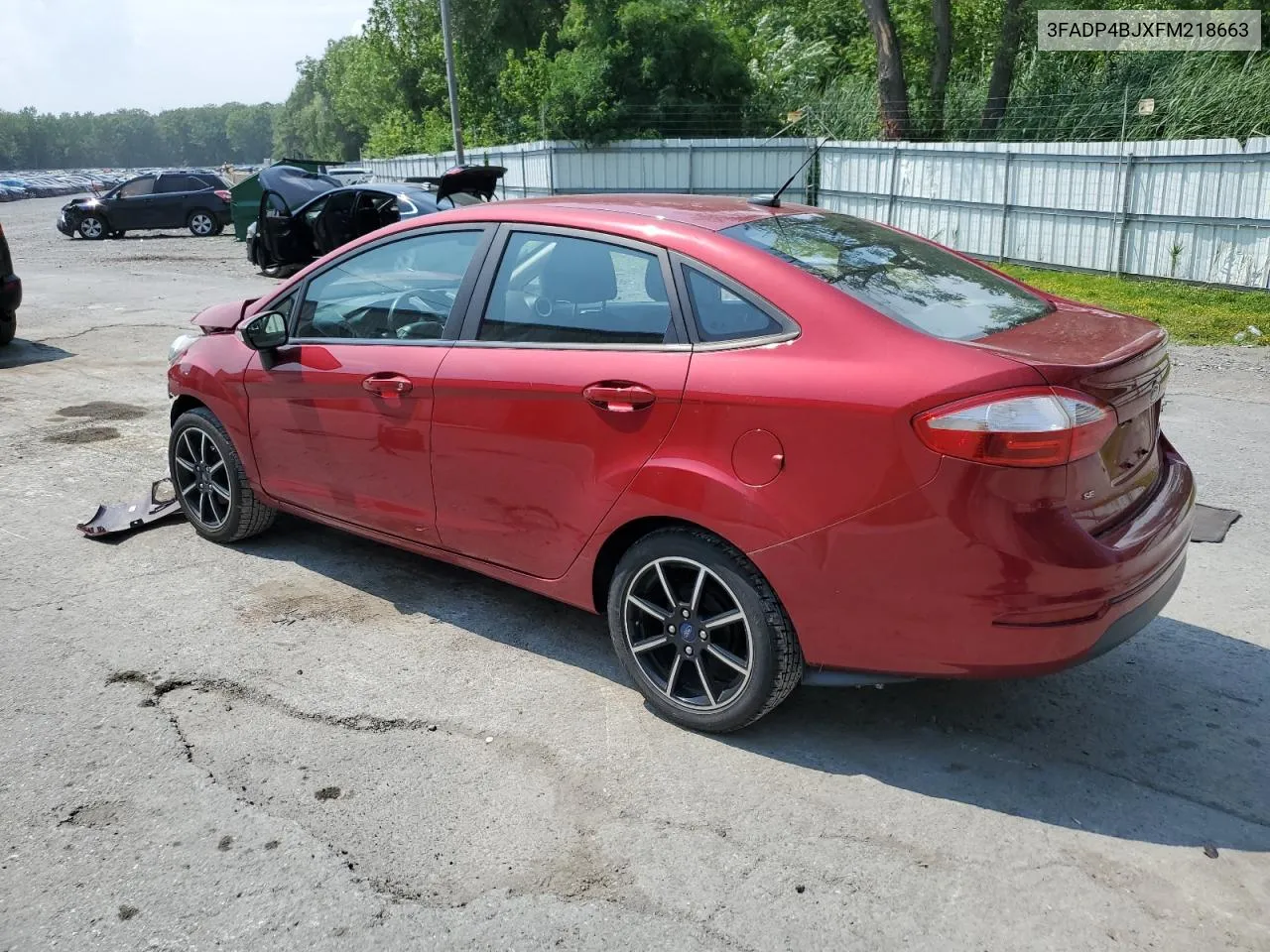 2015 Ford Fiesta Se VIN: 3FADP4BJXFM218663 Lot: 64649804