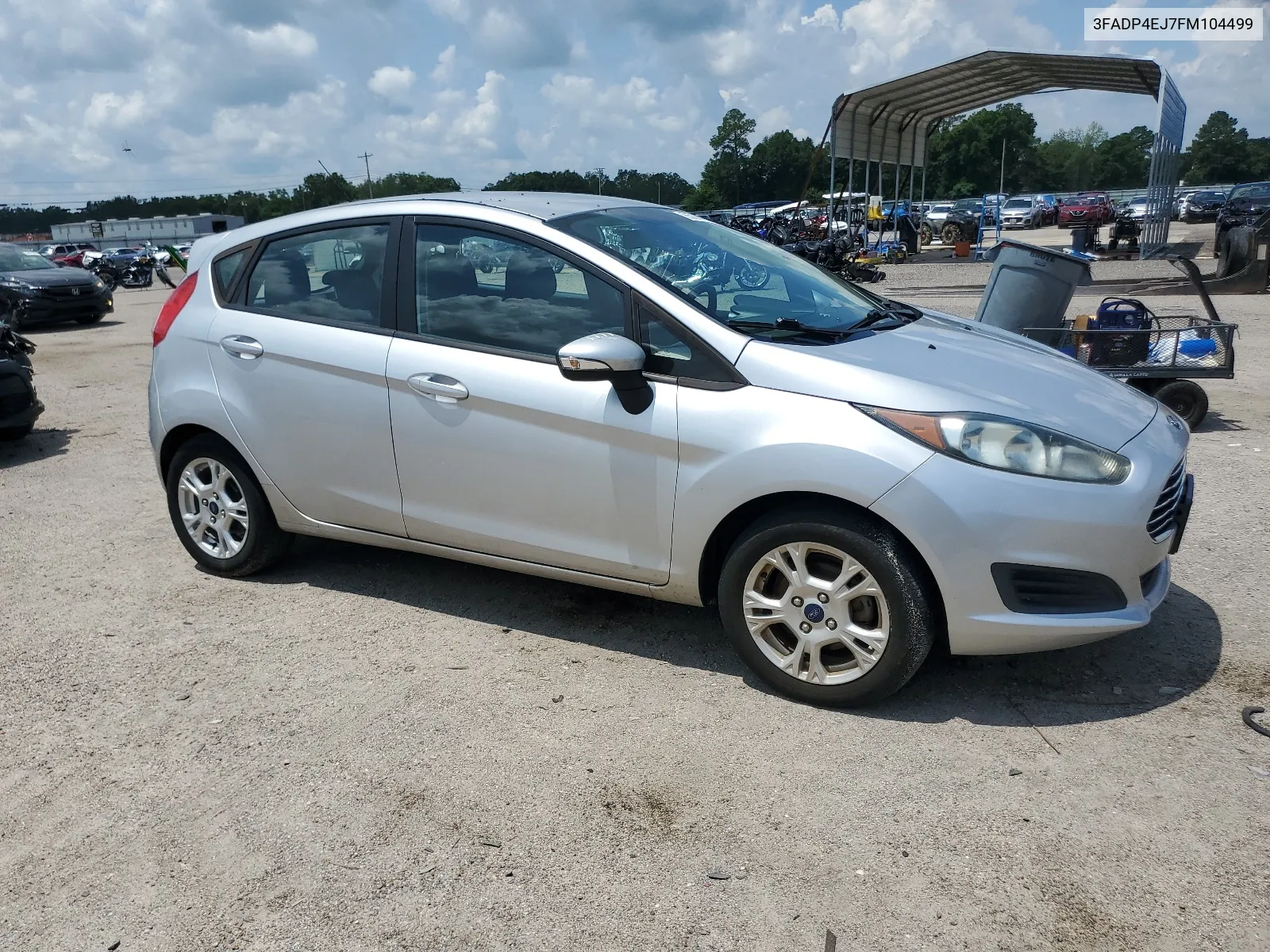 2015 Ford Fiesta Se VIN: 3FADP4EJ7FM104499 Lot: 65074654