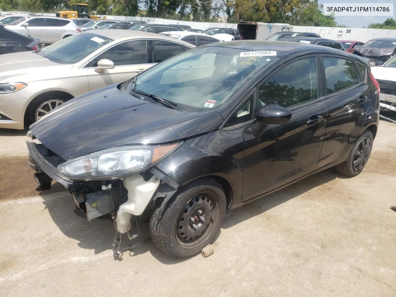 2015 Ford Fiesta S VIN: 3FADP4TJ1FM114786 Lot: 65172584