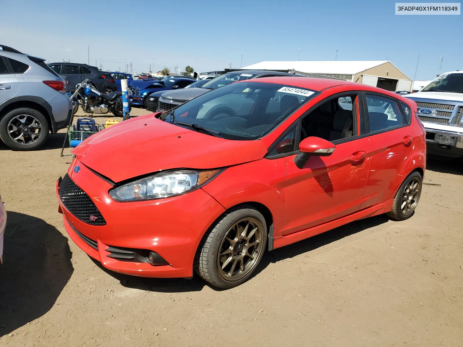 2015 Ford Fiesta St VIN: 3FADP4GX1FM118349 Lot: 65474044