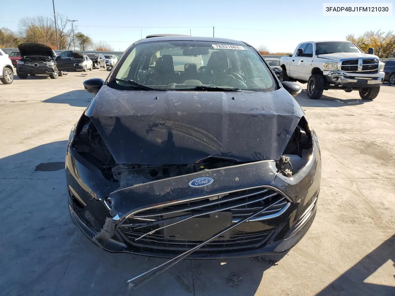 2015 Ford Fiesta Se VIN: 3FADP4BJ1FM121030 Lot: 67021744