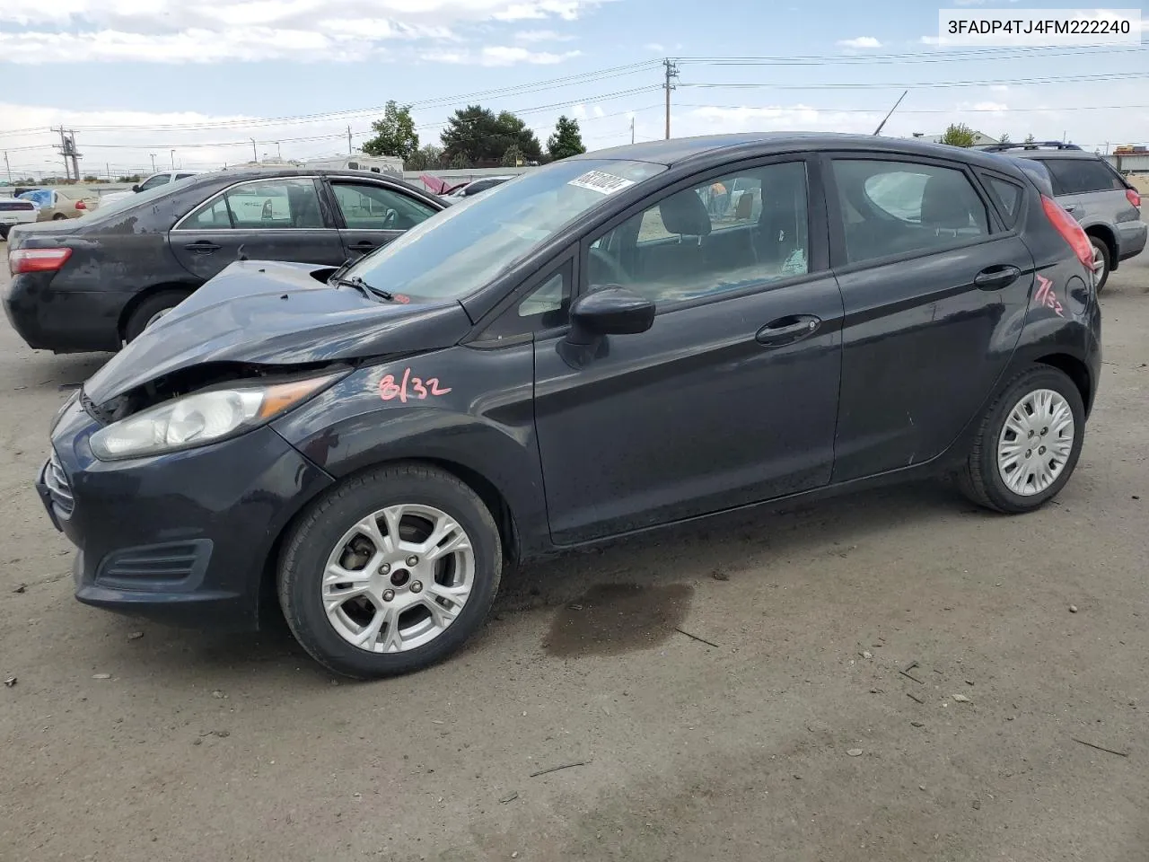 2015 Ford Fiesta S VIN: 3FADP4TJ4FM222240 Lot: 68310024