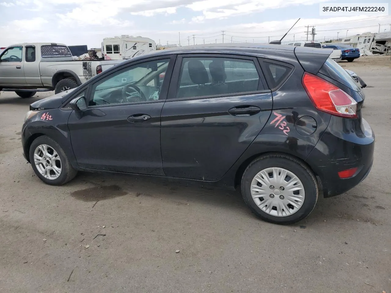 2015 Ford Fiesta S VIN: 3FADP4TJ4FM222240 Lot: 68310024