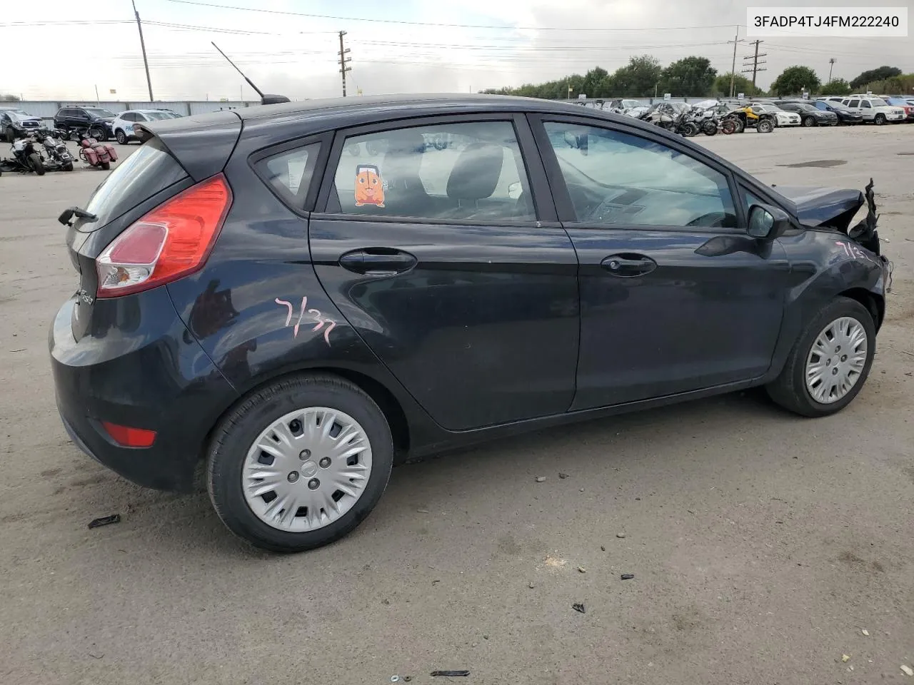 2015 Ford Fiesta S VIN: 3FADP4TJ4FM222240 Lot: 68310024