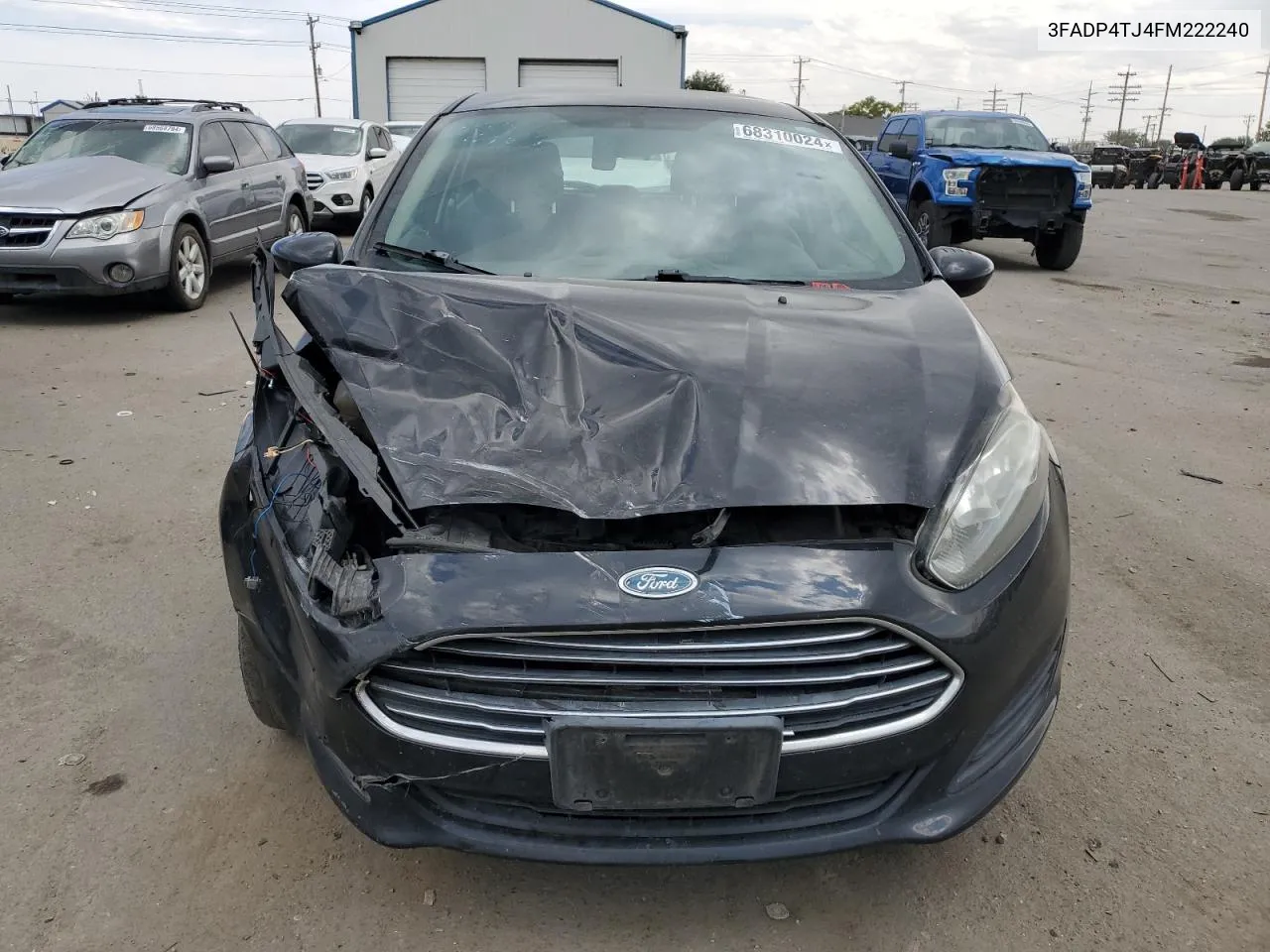 2015 Ford Fiesta S VIN: 3FADP4TJ4FM222240 Lot: 68310024